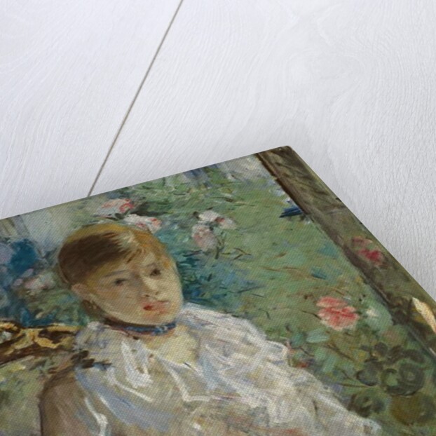 Young woman sitting in front of a window, called Summer, 1879 by Berthe Morisot