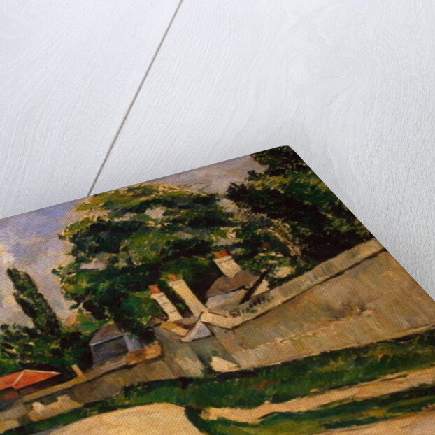 Houses Along a Road, c.1881 by Paul Cezanne