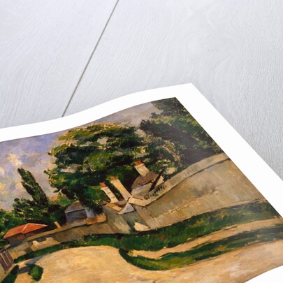 Houses Along a Road, c.1881 by Paul Cezanne