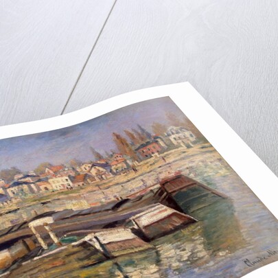 Seine at Asnieres, 1873 by Claude Monet