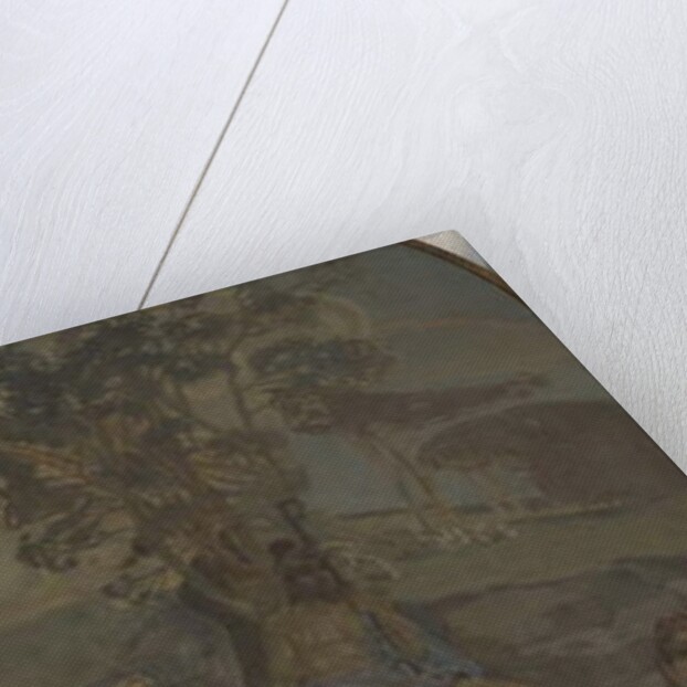 Venus, Amor and Paris, centre panel of The Judgment of Paris triptych, 1893 by Mikhail Aleksandrovich Vrubel