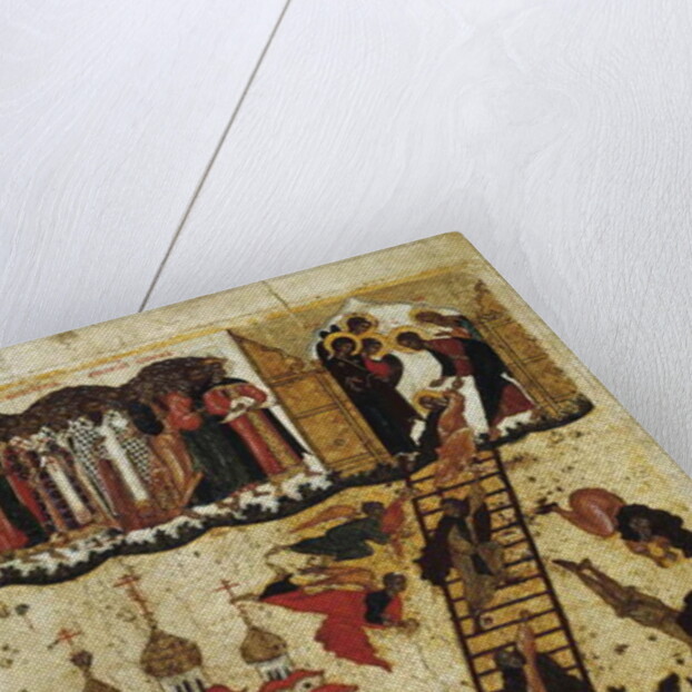 Heavenly ladder of St. John Climacus by School Russian