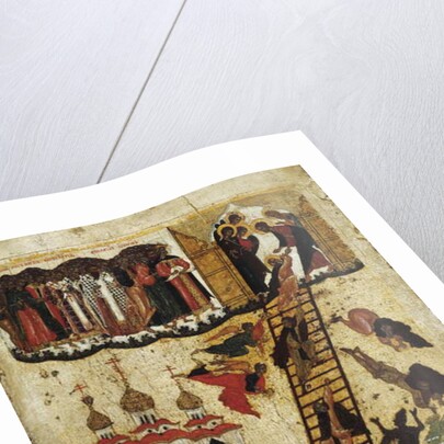 Heavenly ladder of St. John Climacus by School Russian