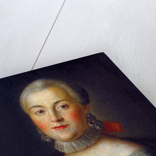 Portrait of Grand Duchess Catherine Alekseevna, future Empress Catherine II the Great, c.1760 by Alexei Petrovich Antropov