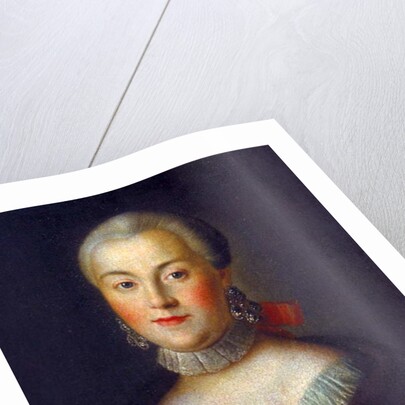 Portrait of Grand Duchess Catherine Alekseevna, future Empress Catherine II the Great, c.1760 by Alexei Petrovich Antropov