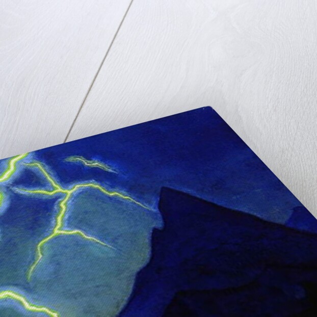 Call of the Heaven, Lightning, c.1935-36 by Nicholas Roerich