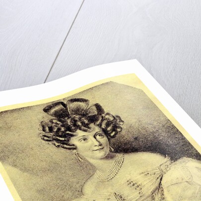 Princess Carolyne zu Sayn-Wittgenstein, c.1840 by School Russian