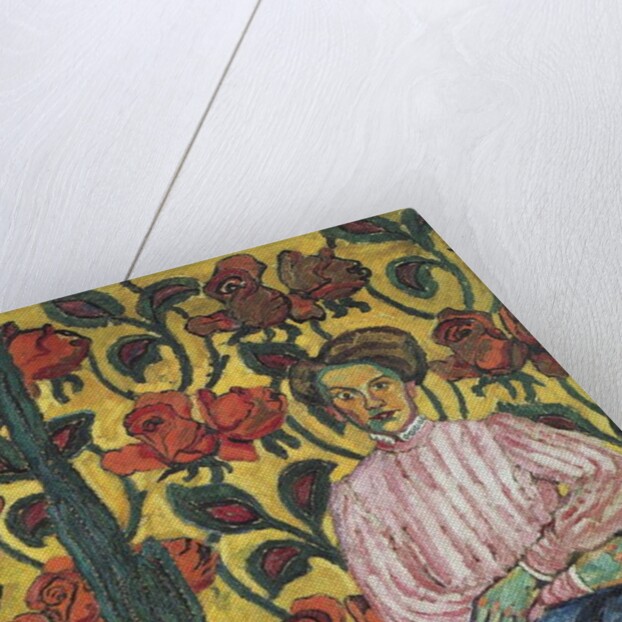 Portrait of Varvara Petrovna Vinogradova, 1909 by Ilya Ivanovich Mashkov