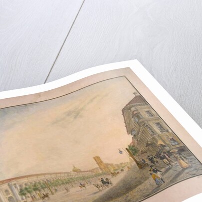 View of Nevsky Prospekt, near the Gostiny Dvor, St. Petersburg, 1823 by Karl Pavlovich Beggrov