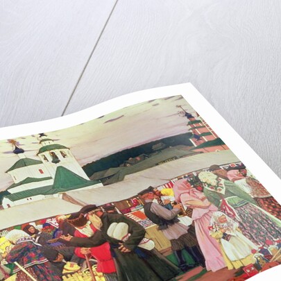 The Fair, 1906 by Boris Mikhailovich Kustodiev