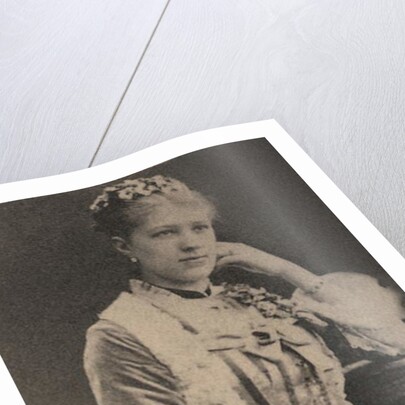 Polina Karpakova, the first Odette-Odile, c.1875 by Russian Photographer