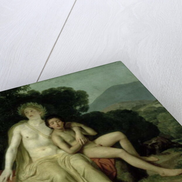 Apollo with Hyacinthus and Cyparissus Singing and Playing, 1831-34 by Aleksandr Andreevich Ivanov