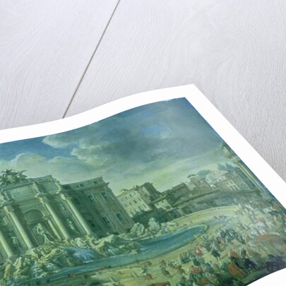 The Trevi Fountain in Rome, 1753-56 by Giovanni Paolo Pannini or Panini