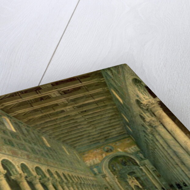 Interior of the Church of San Paolo Fuori le Mura, Rome, 1750 by Giovanni Paolo Pannini or Panini