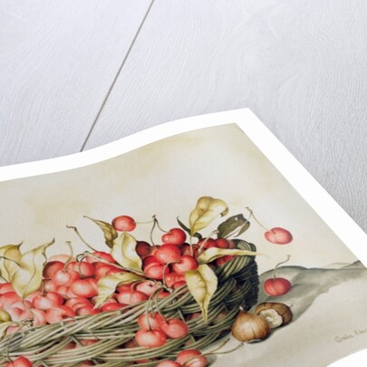 Basket of cherries, 1998 by Amelia Kleiser