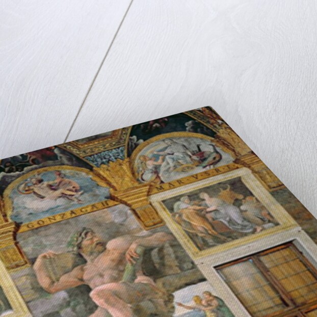 Olympia seduced by Jupiter, Polyphemus guarding Acis and Galatea, Pasiphae entering the cow constructed by Daedalus by Giulio Romano