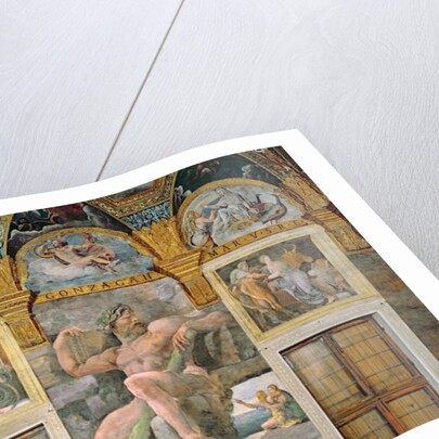 Olympia seduced by Jupiter, Polyphemus guarding Acis and Galatea, Pasiphae entering the cow constructed by Daedalus by Giulio Romano