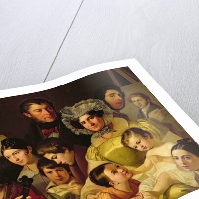 The Malatesta Family, 1835 by Adeodato Malatesta or Malatesti