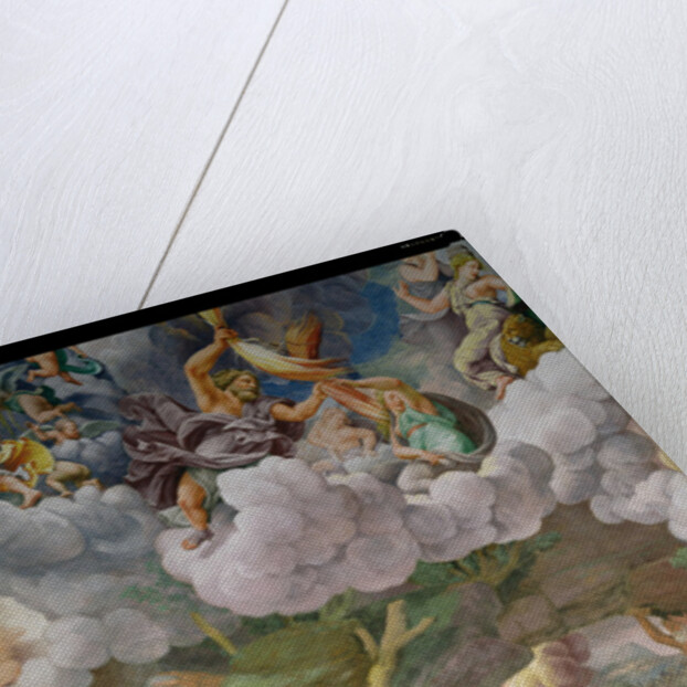 Olympus and Zeus Destroying the Rebellious Giants by Giulio Romano