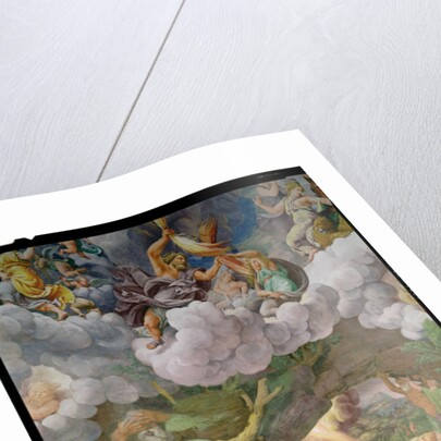 Olympus and Zeus Destroying the Rebellious Giants by Giulio Romano