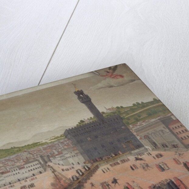 Savonarola Being Burnt at the Stake, Piazza della Signoria, Florence by Italian School