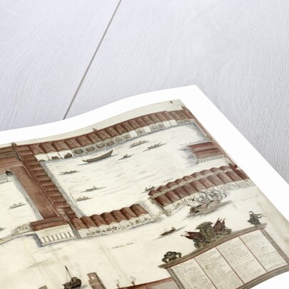 Plan of the Arsenale, Venice by Antonio Natale