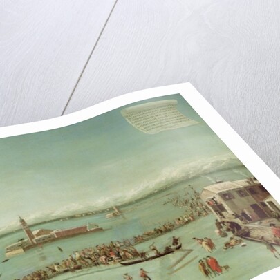 The Frozen Lagoon by Francesco (school of) Battaglioli