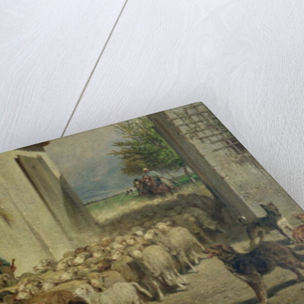 Return to the Sheepfold, 1860 by Albert Heinrich Brendel