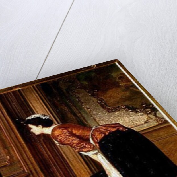 The Curious Maid by Wilhelm Amberg