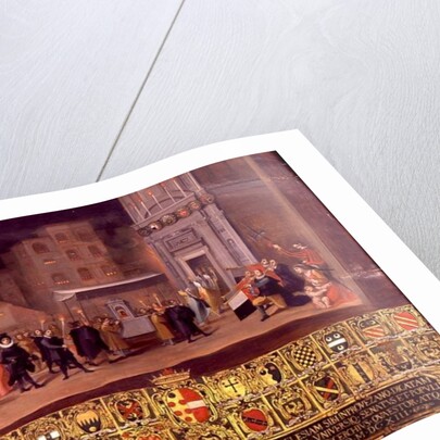 The Translation of the Remains of the Madonna of Provenzano, 1610 by Italian School