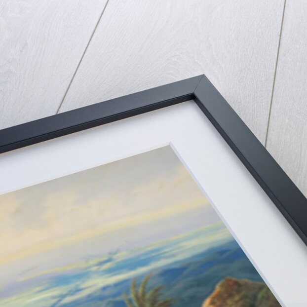 The Suez Canal, 1864 by Albert Rieger