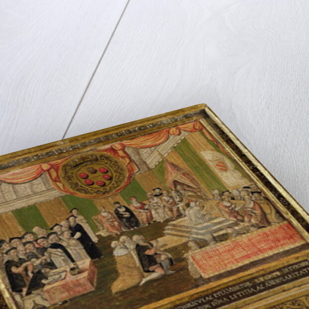 Ratification of the League against the Turks, 1570-71 by Italian School