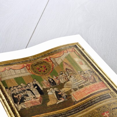 Ratification of the League against the Turks, 1570-71 by Italian School