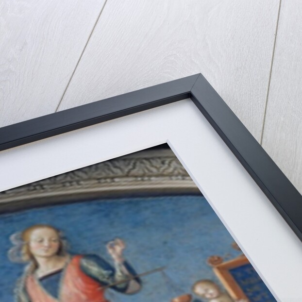 Detail of Prudence and Justice by Pietro Perugino