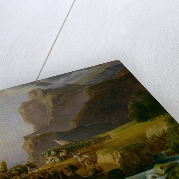 Battle of Thermopylae in 480 BC, 1823 by Massimo Taparelli d' Azeglio