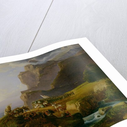 Battle of Thermopylae in 480 BC, 1823 by Massimo Taparelli d' Azeglio