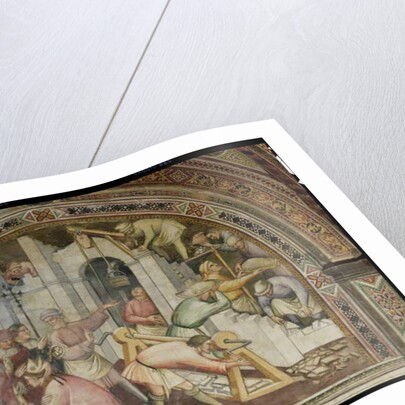 The History of Pope Alexander III: Construction of the Town of Alessandria, 1407 by Aretino Luca Spinello or Spinelli