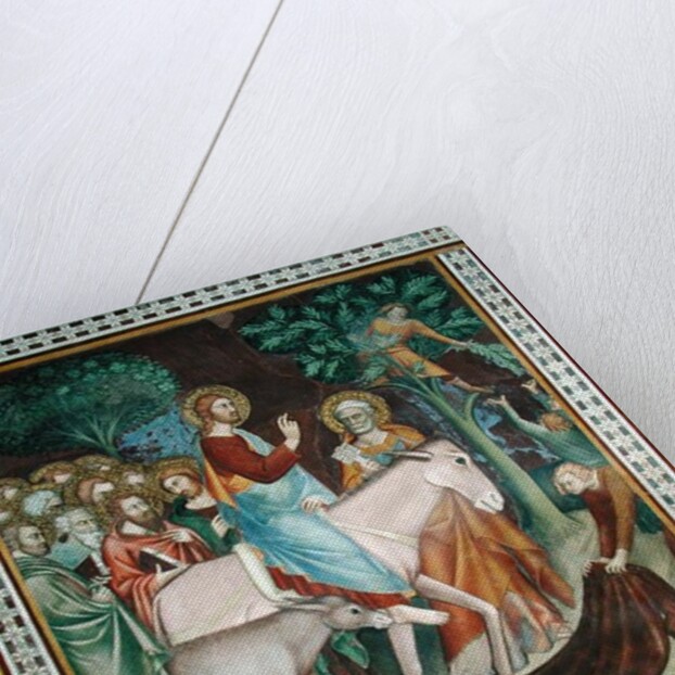 The Entry of Christ into Jerusalem by Barna da Siena