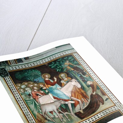 The Entry of Christ into Jerusalem by Barna da Siena
