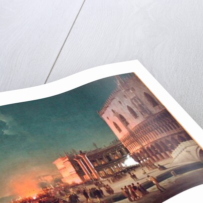 Serenade in St. Mark's Place by Ippolito Caffi