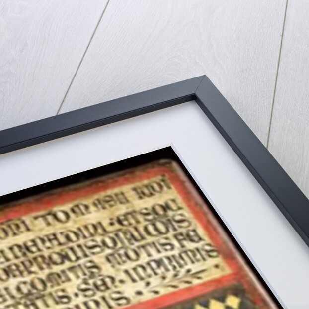 Scene of Justice with Four Coats of Arms, 1273 by Italian School