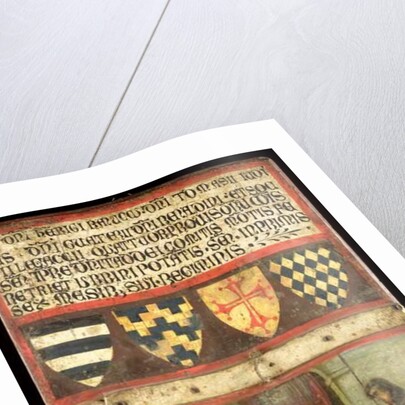 Scene of Justice with Four Coats of Arms, 1273 by Italian School