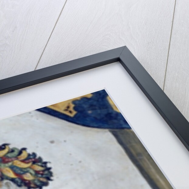 The Nine Worthies and the Nine Worthy Women, detail of Semiramis, 1418-30 by Giacomo Jaquerio