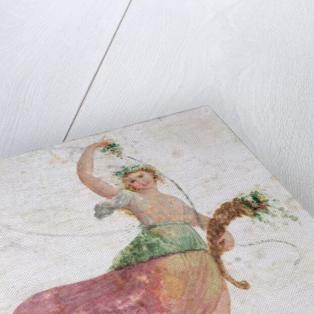 Young Dancer with a Cornucopia and a Bunch of Grapes by Carlo Bevilacqua