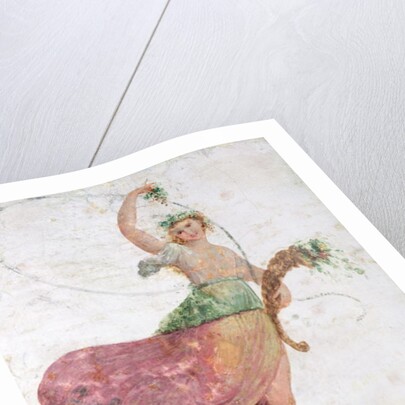 Young Dancer with a Cornucopia and a Bunch of Grapes by Carlo Bevilacqua