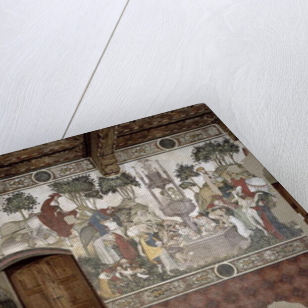 The Fountain of Life, detail of the journey to the fountain, 1418-30 by Giacomo Jaquerio