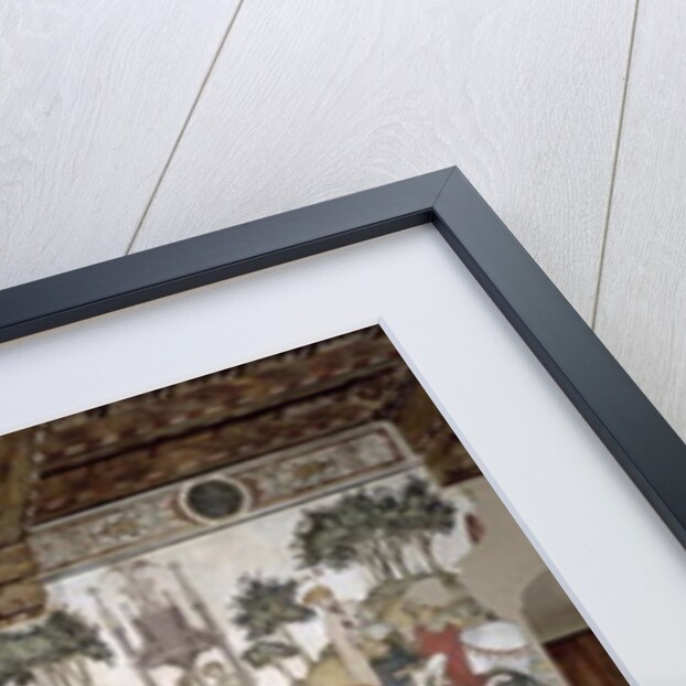 The Fountain of Life, detail of the journey to the fountain, 1418-30 by Giacomo Jaquerio