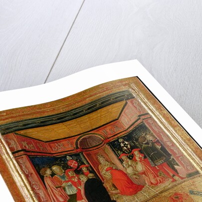 Pope Pius II Ordaining Cardinal Francesco Piccolomini Todeschi 1460 by Lorenzo di Pietro Vecchietta