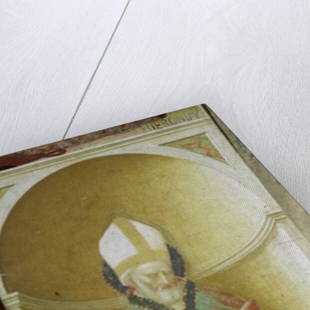 St. Ambrose of Milan from the intrados of the apse by Tommaso Masolino da Panicale