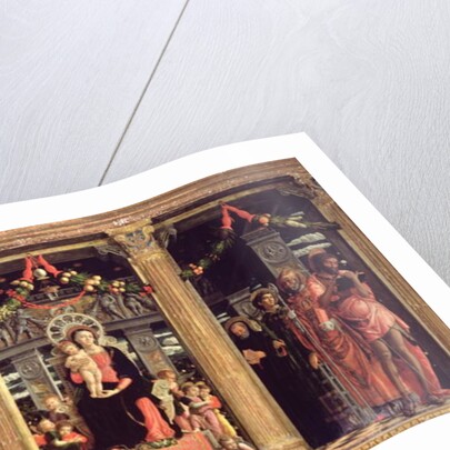 Altarpiece of St. Zeno of Verona, 1456-60 by Andrea Mantegna